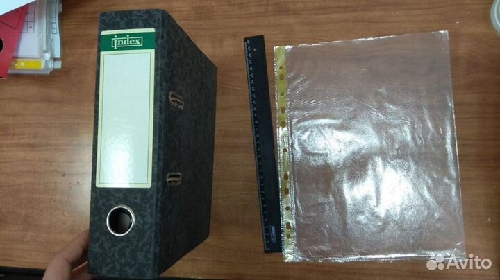 Папка-регистратор 70 мм А5 6 шт с файлами