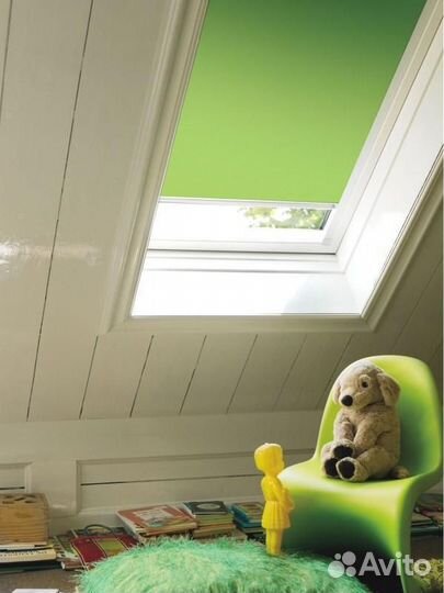 Рулонные шторы на мансардные окна