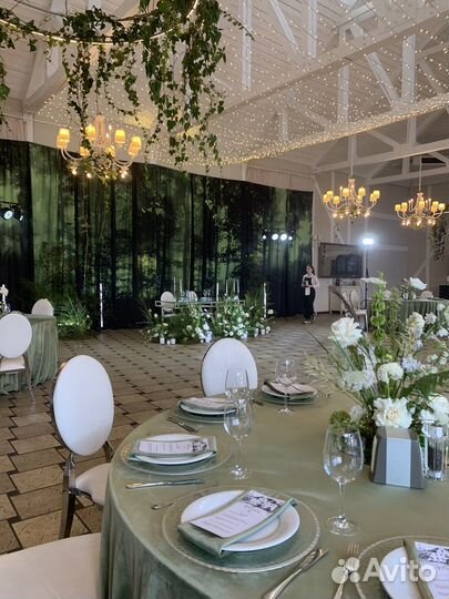 Оформление свадьбы, декор