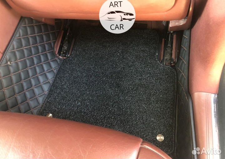 3D ковры из экокожи премиум класса