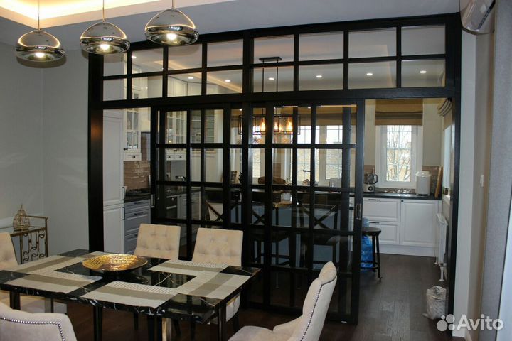 Прегородка двери-купе. Мебель на заказ