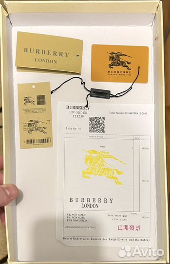 Шарф Burberry кашемир