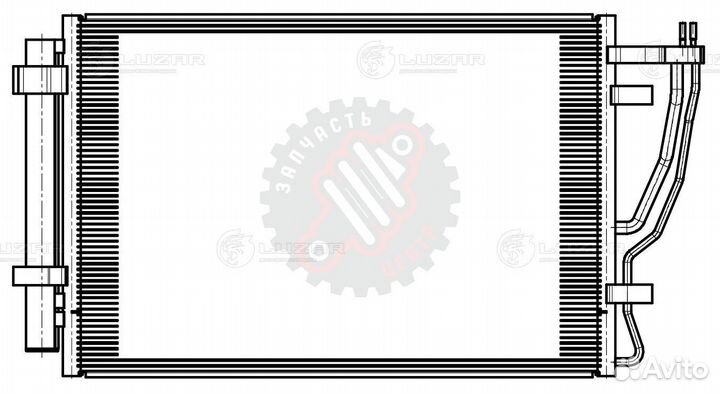 Радиатор кондиционера для автомобилей Cerato (09)