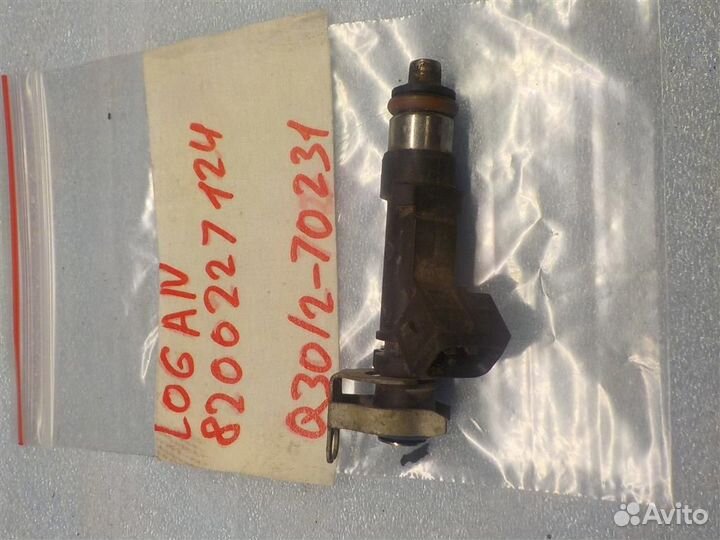 Форсунка инжекторная электрическая Renault Logan