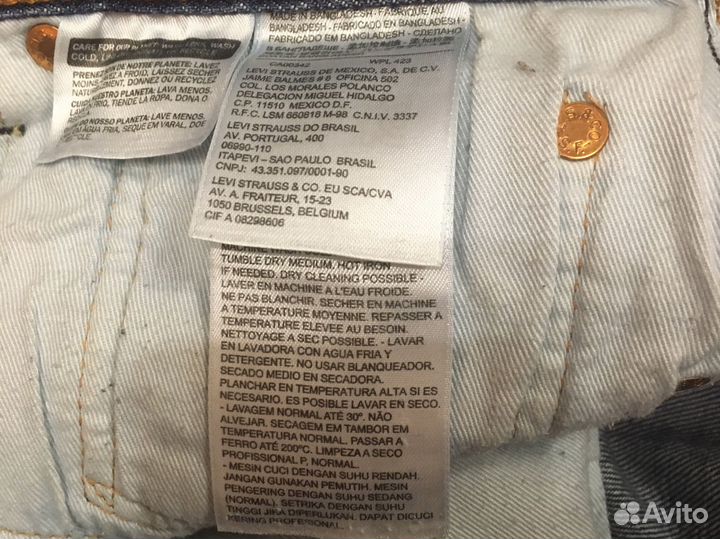 Джинсы levis 501 оригинал