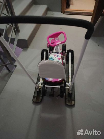 Детский снегокат с колесами б/у