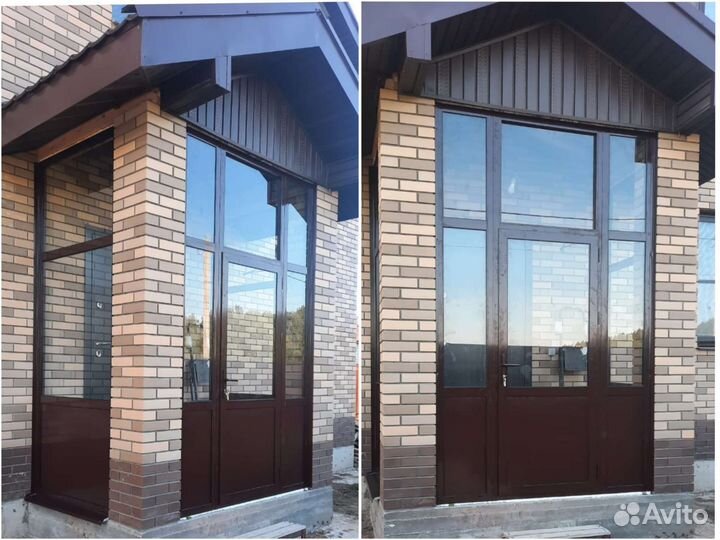 Алюминиевые двери/пластиковые/входные группы