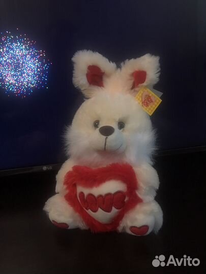 Мягкая игрушка заяц