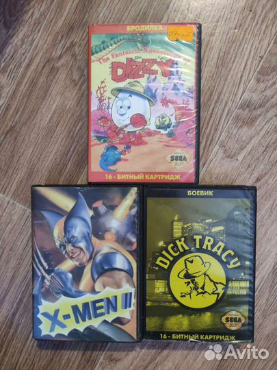 Картриджи Sega mega drive 2