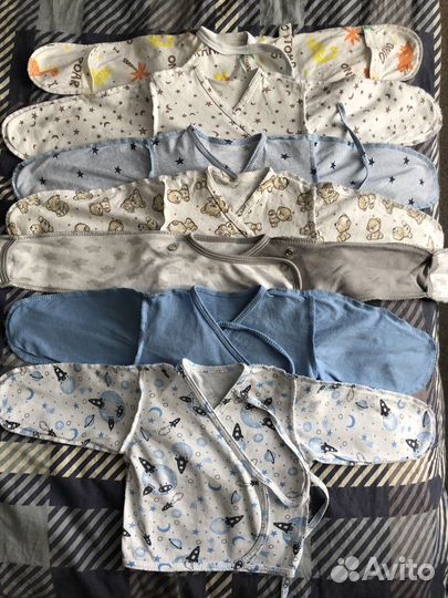 Детские вещи пакетом на мальчика от 0 до 1-2 м