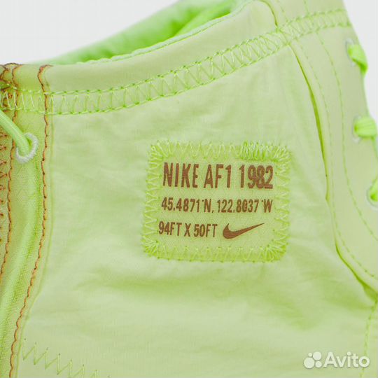 Кроссовки Nike Air Force 1 Shell Volt Green