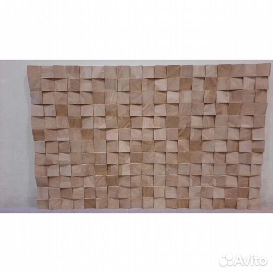 Современное деревянное 3d панно на стену