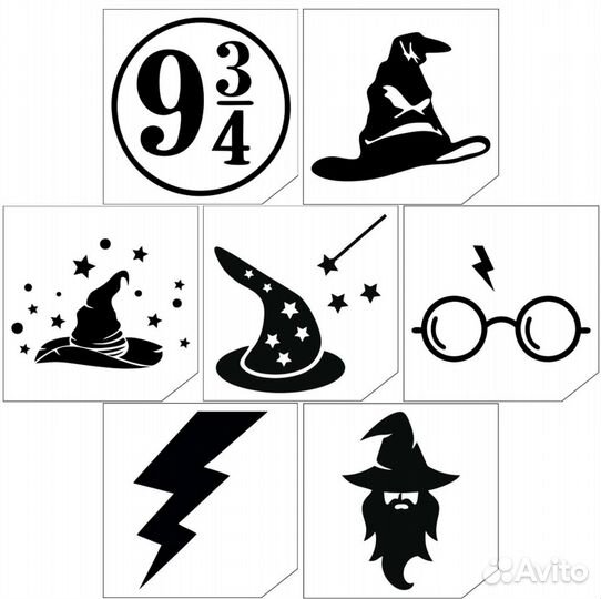 Трафареты для тату, мехенди