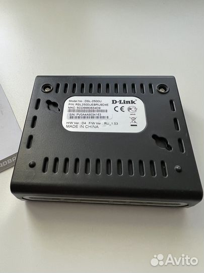 D-Link DSL-2500U adsl2+ Ethernet Router