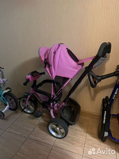 Трехколесный велосипед Moby kids Розовый