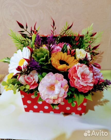 Букеты из мыла ручной работы