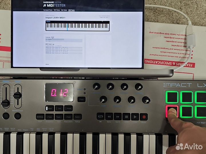 Midi клавиатура Nektar Impact LX49+