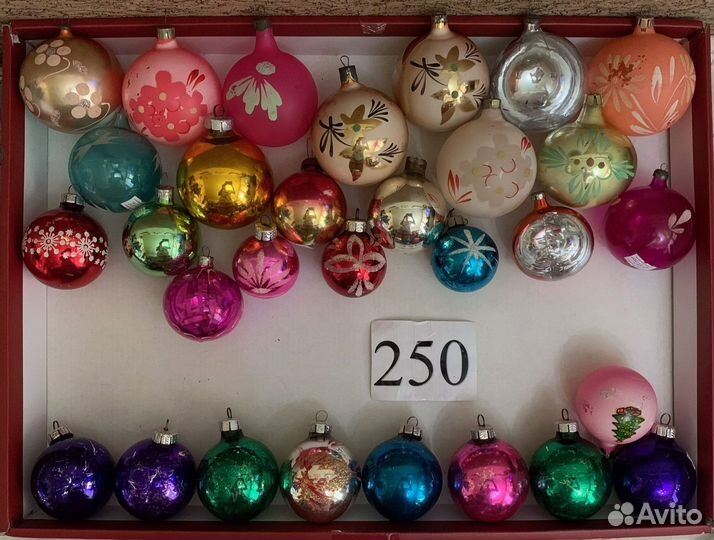 Елочные игрушки ссср, винтаж