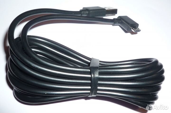 Зарядный кабель micro usb, угловой 3 метра