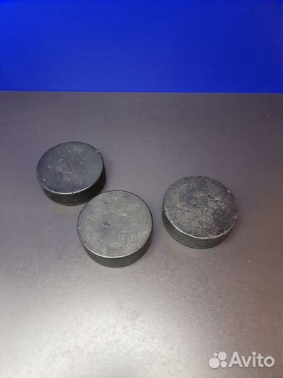 Шайба хоккейная СССР набор из 3шт