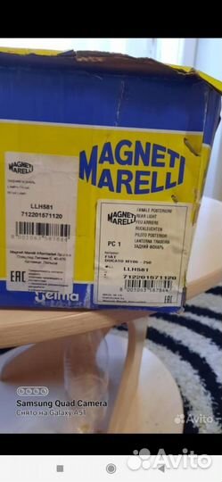 Задний фонар нв фиат дукато