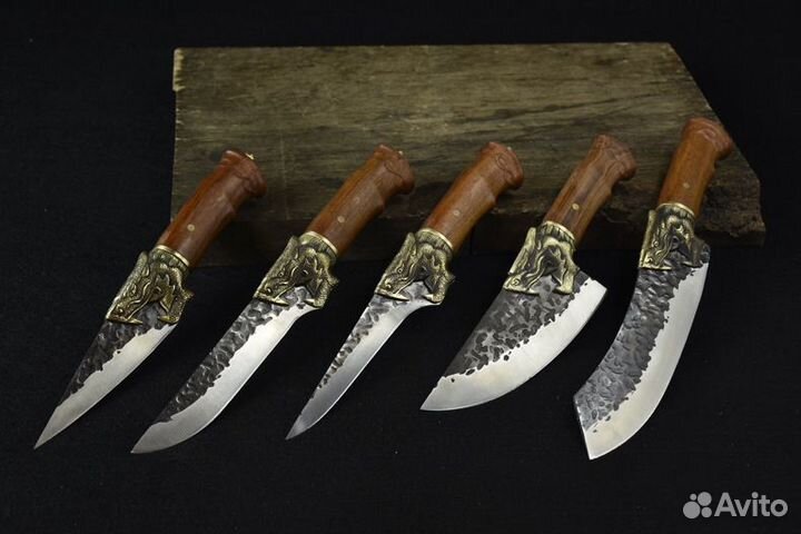 Кованые кухонные ножи 