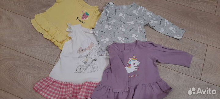 Детские вещи пакетом для девочек 74-80