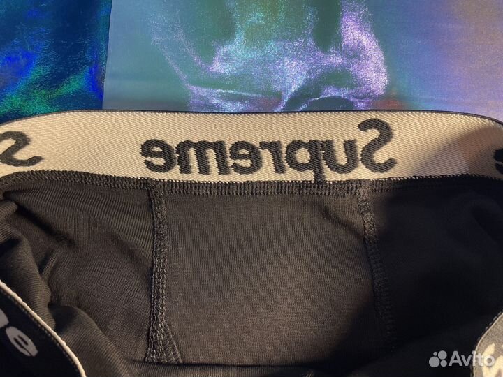 Трусы мужские чёрные Supreme boxers