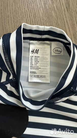 Одежда для бассейна,пляжа H&M mickey p.2-4года