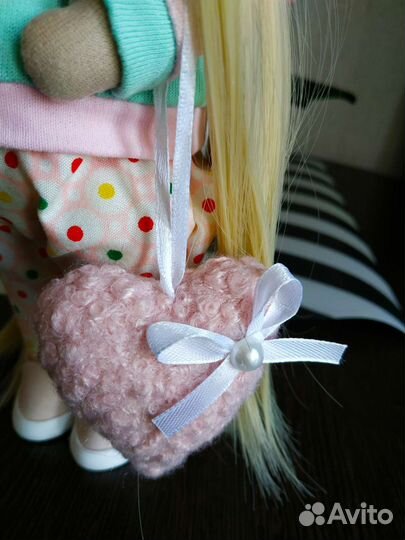 Интерьерная текстильная кукла Единорог