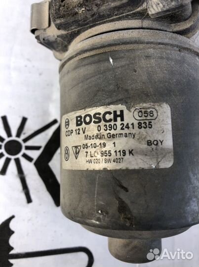 Моторчик дворника Volkswagen touareg