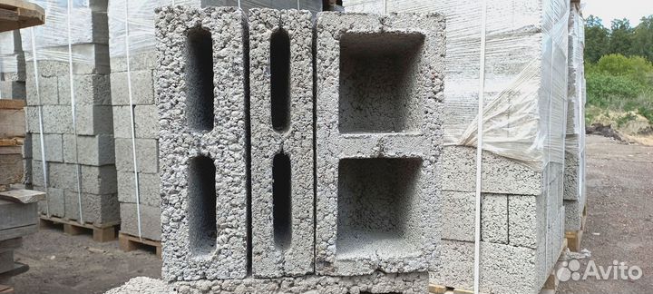 Керамзитобетонный блок DAV#1960