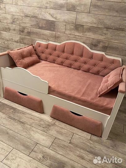 Детская кровать диван фея с каретной стяжкой