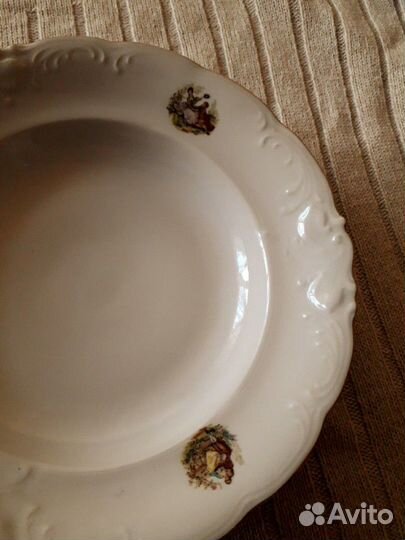 2 глубокие(суповые) тарелки-Польша 70- годов