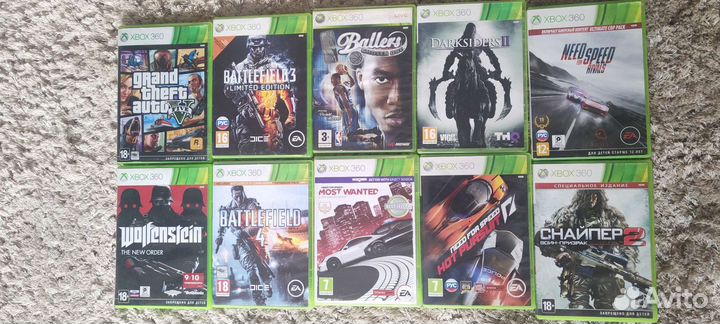 Лицензионные диски xbox 360
