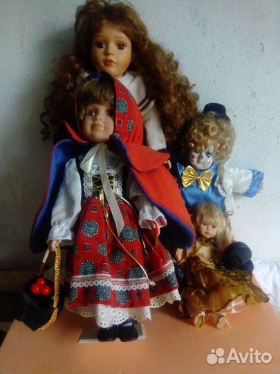 Куклы керамические винтажные Германия
