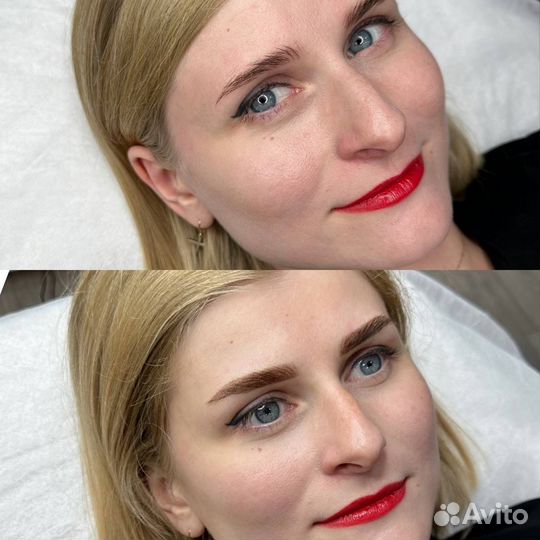 Перманентный макияж бровей