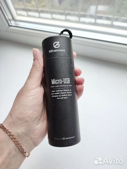 Кабель для зарядки Usb - micro Usb, синий