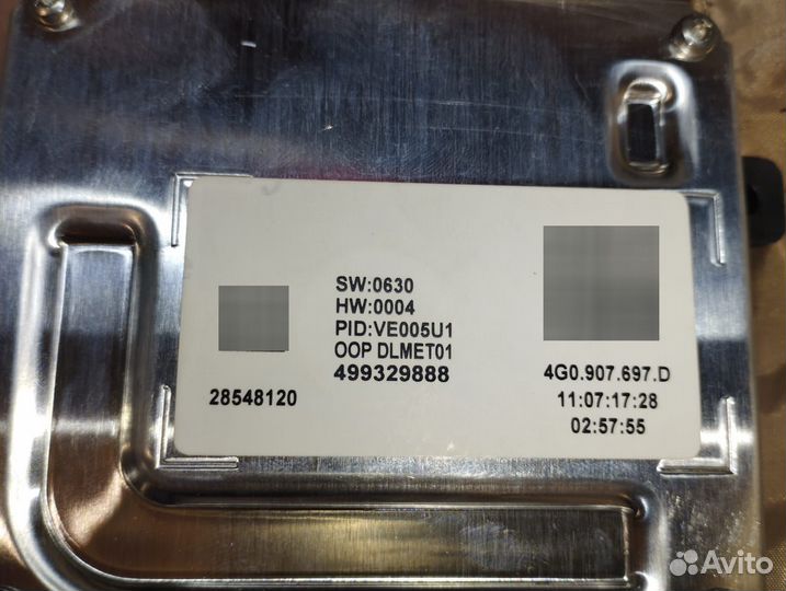 4G0907397D Audi VW блок управления светодиодов