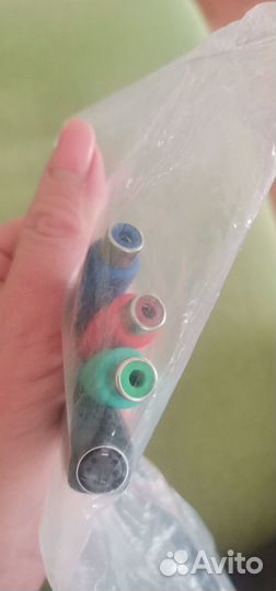 Переходник ATI 9-Pin vivo 1x S-Video, 3x RCA