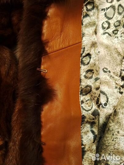 Шуба норковая(из хвостиков норки) р 42-44