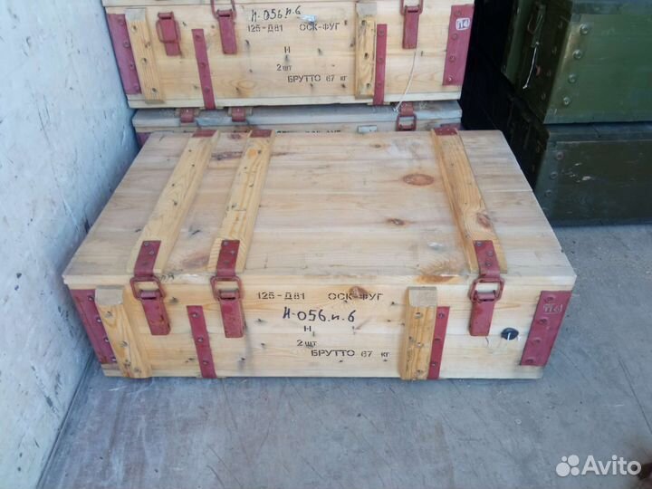 Ящик деревянный военный