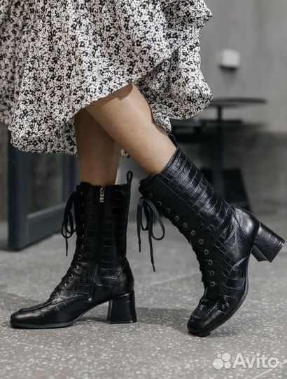 Ботильоны натуральная кожа