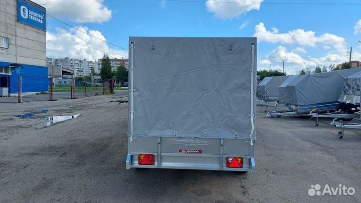 Прицеп оцинкованный 2.7х1.5 с тентом 