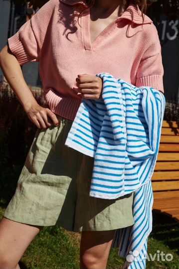 Поло лососевого цвета zoe san