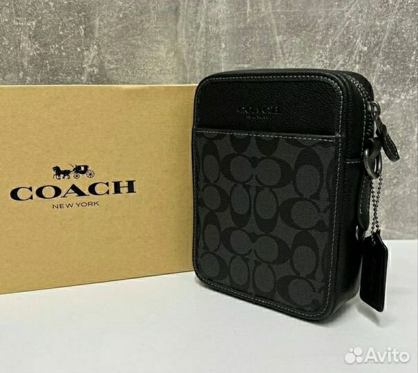 Сумка через плечо мужская Coach