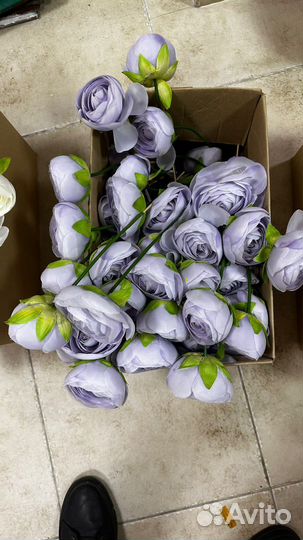 Искусственные цветы для декора свадьбы