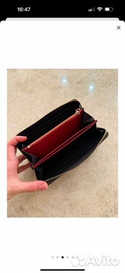 Кошелек женский натуральная кожа италия