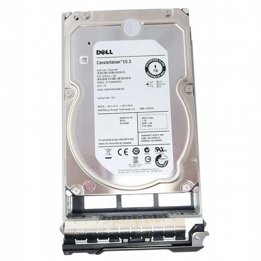 [FNW88] Жесткий Диск Dell 1tb Sas 3,5" Hdd Fnw88