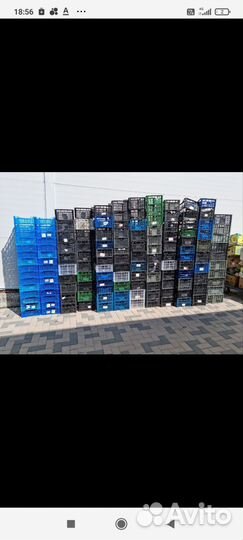 Пластиковые ящики бу